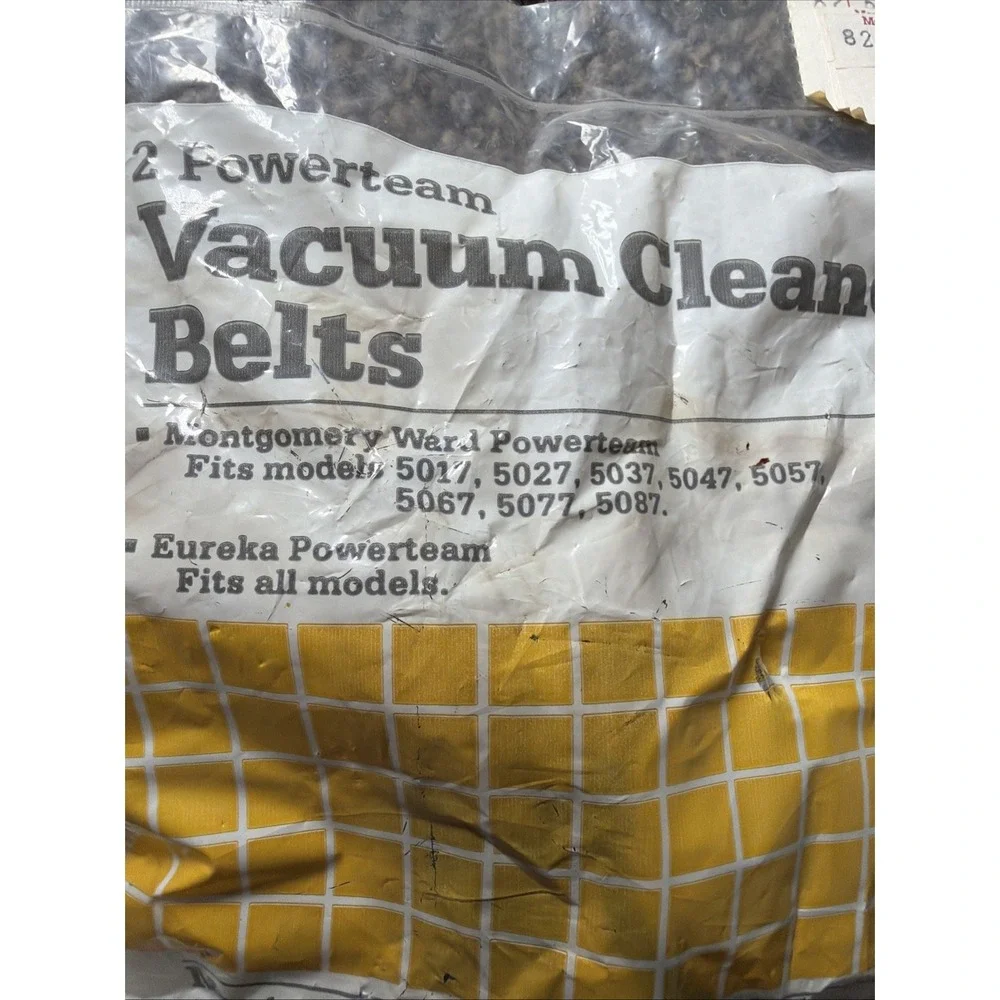 NOS VTG Montgomery Ward Powerteam Eureka Vacuum Cleaner Belts 2